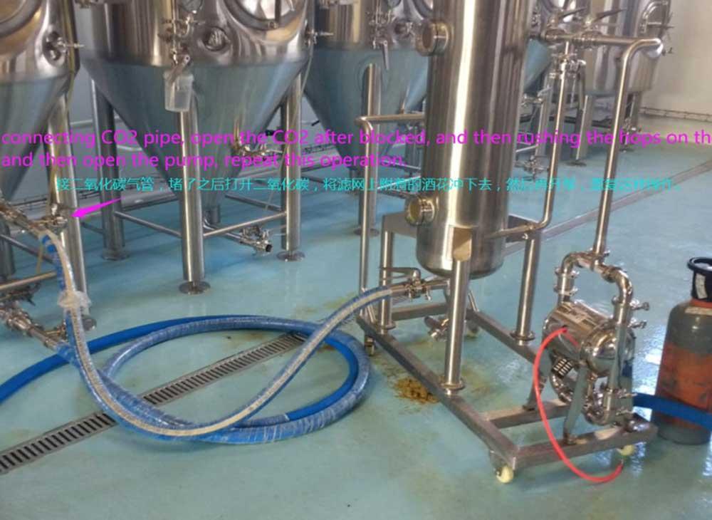 beer brewing system, Tiantai beer equipment, beer fermenter, beer fermentor, beer fermentation tank, brewery system, microbrewery